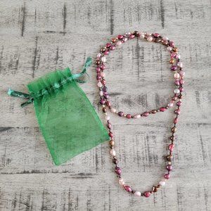 Colombian Emeralds International Pearl Necklace